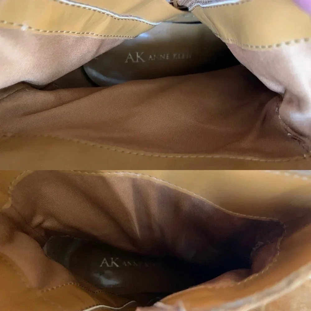 AK Anne Klein Suede bootiesS Brown size 7